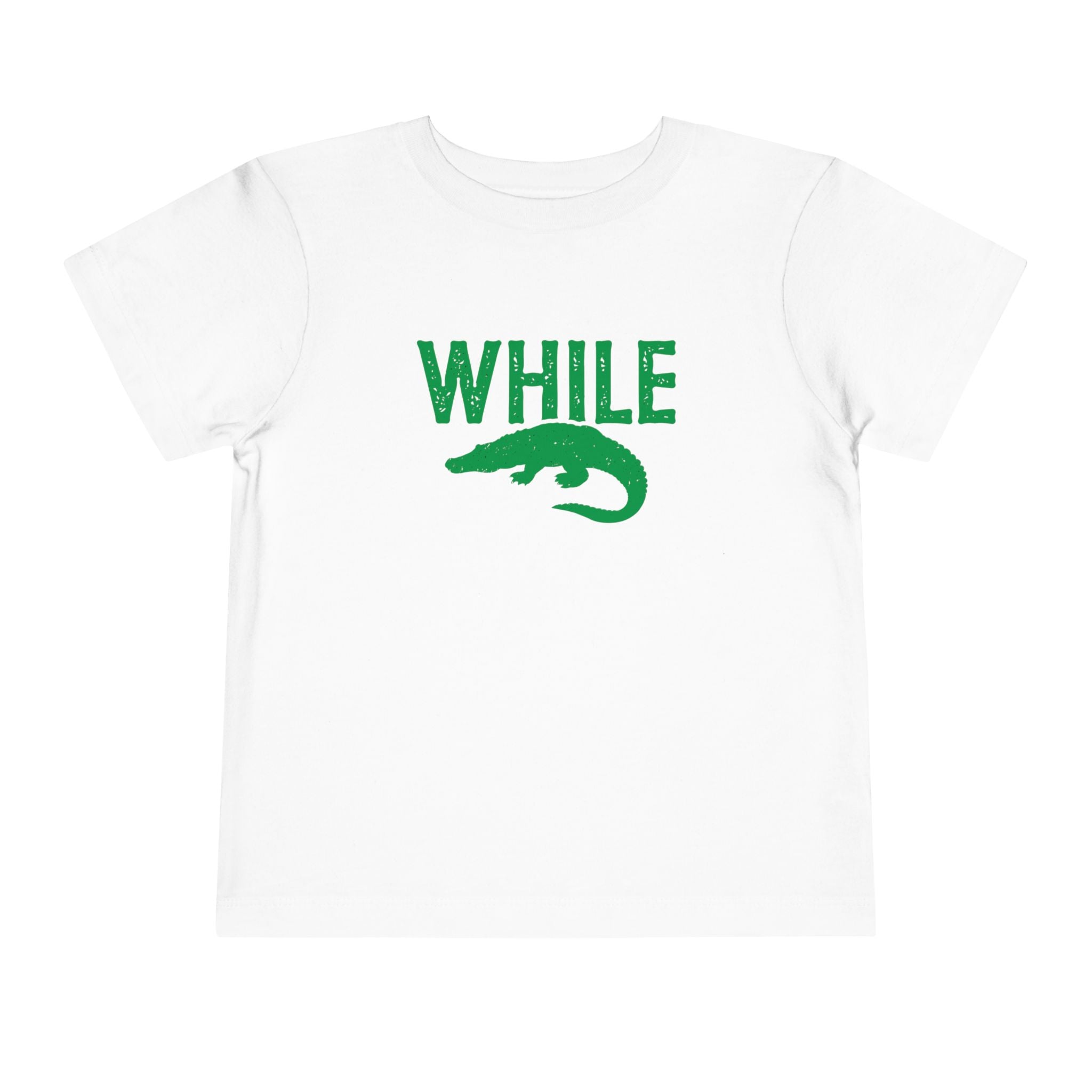 While Crocodile Toddler Tee