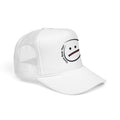 Trucker Hat – Neutral Smile Face "Under The Weather" Design