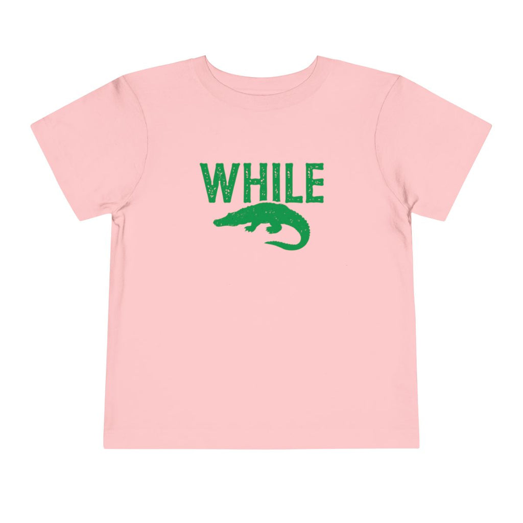 While Crocodile Toddler Tee