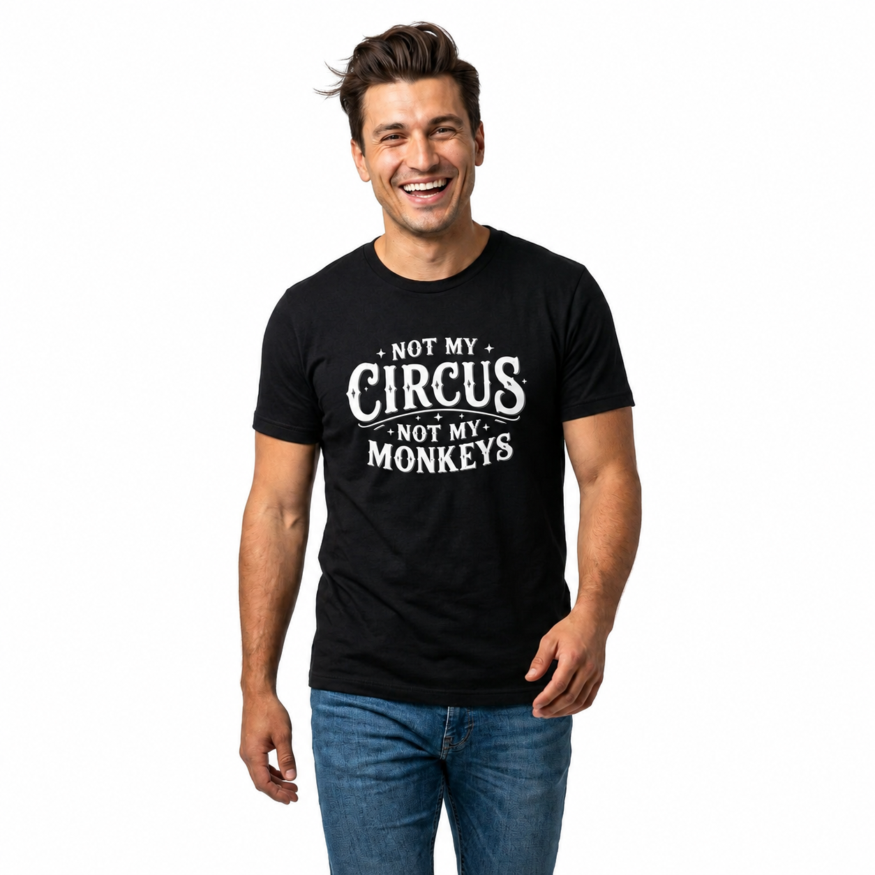 Not My Circus Not My Monkeys Tee