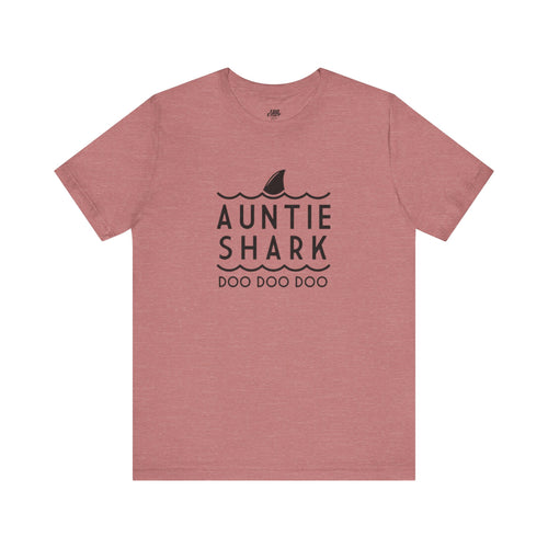 Auntie Shark Doo Doo Doo Tee