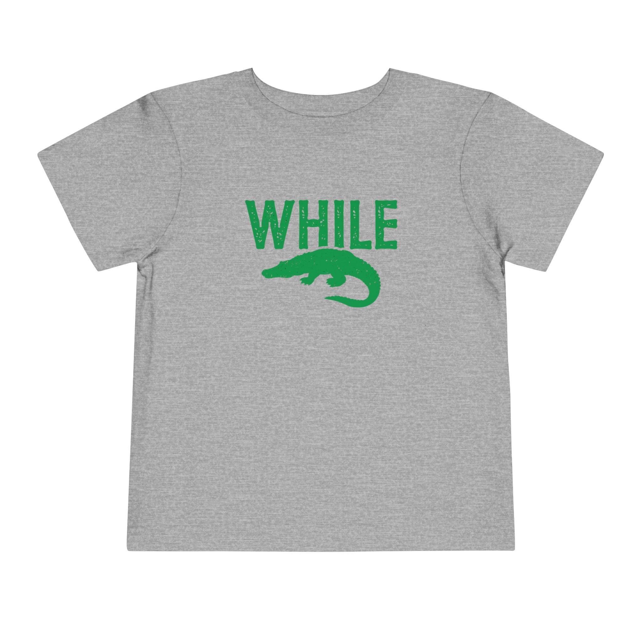 While Crocodile Toddler Tee