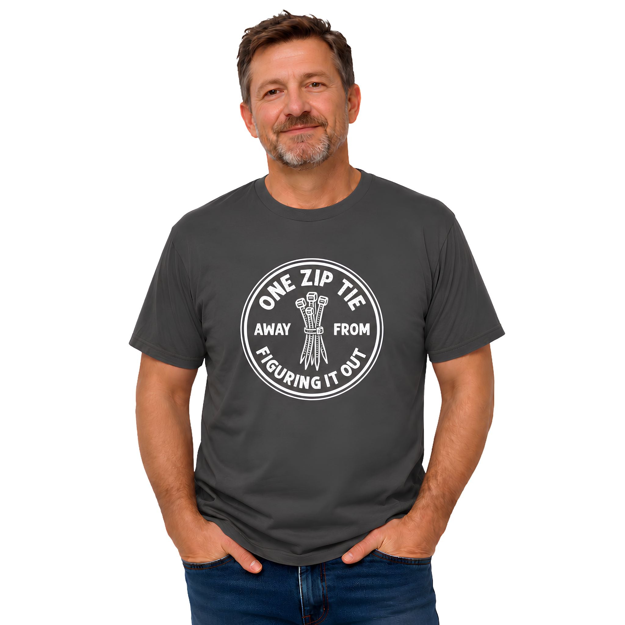 One Zip Tie Away Tee