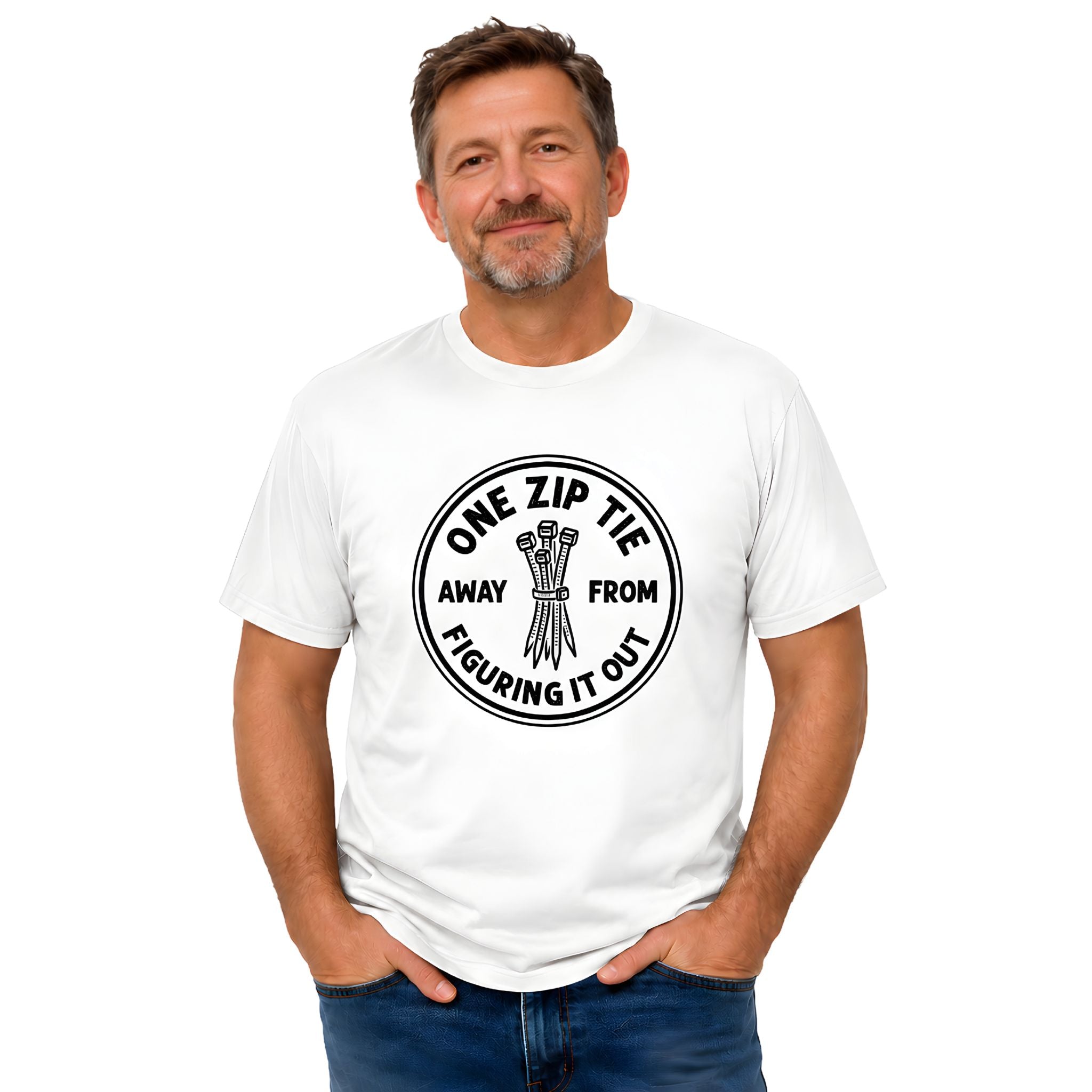 One Zip Tie Away Tee