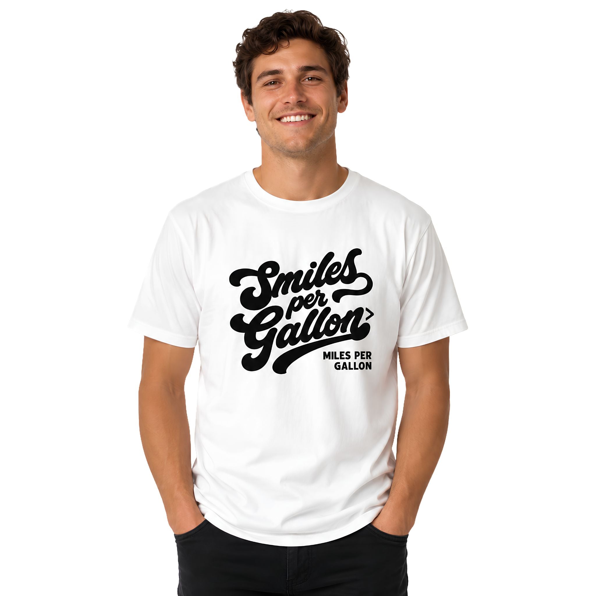 Smiles Per Gallon Tee