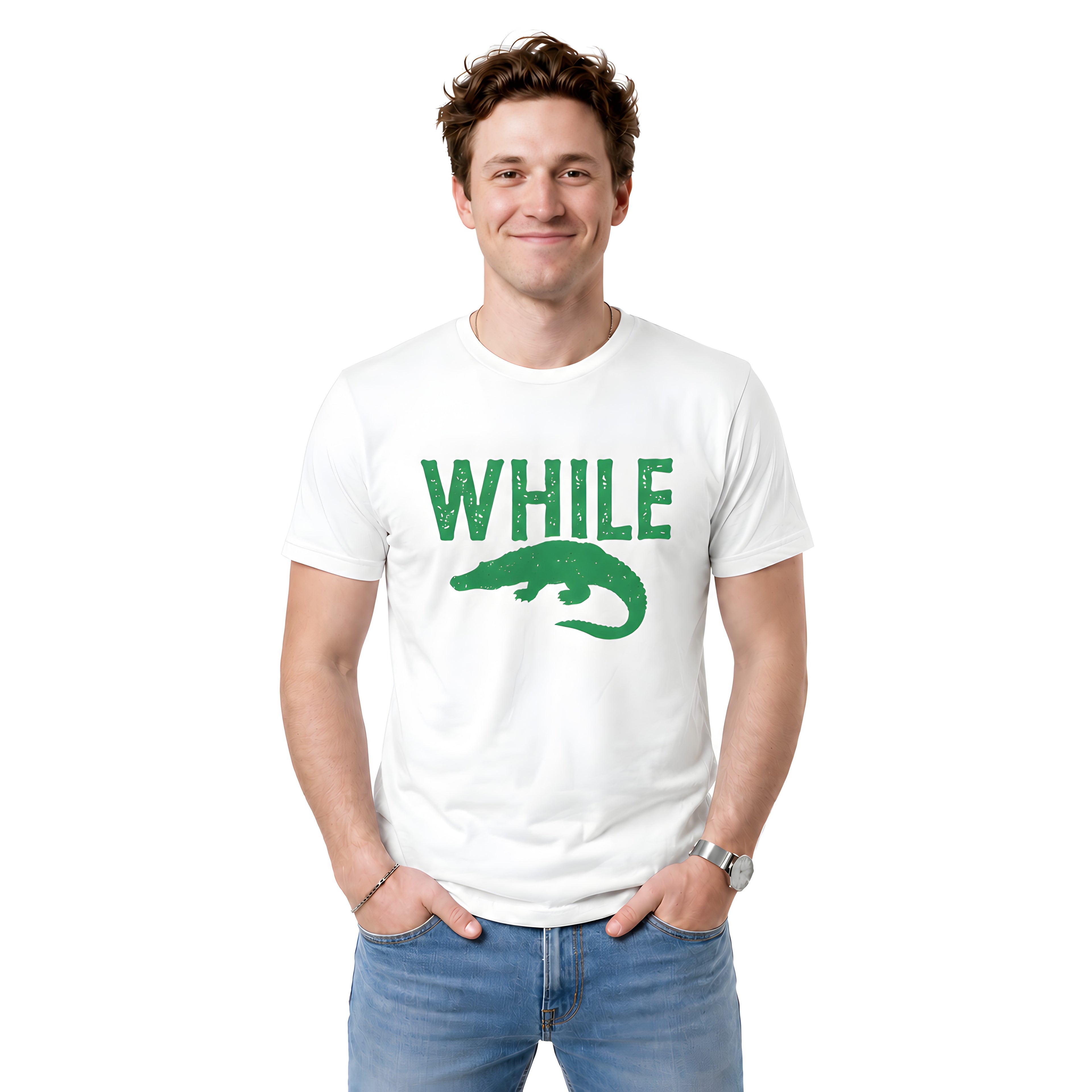 While Crocodile Tee
