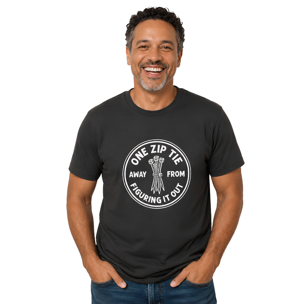 One Zip Tie Away Tee